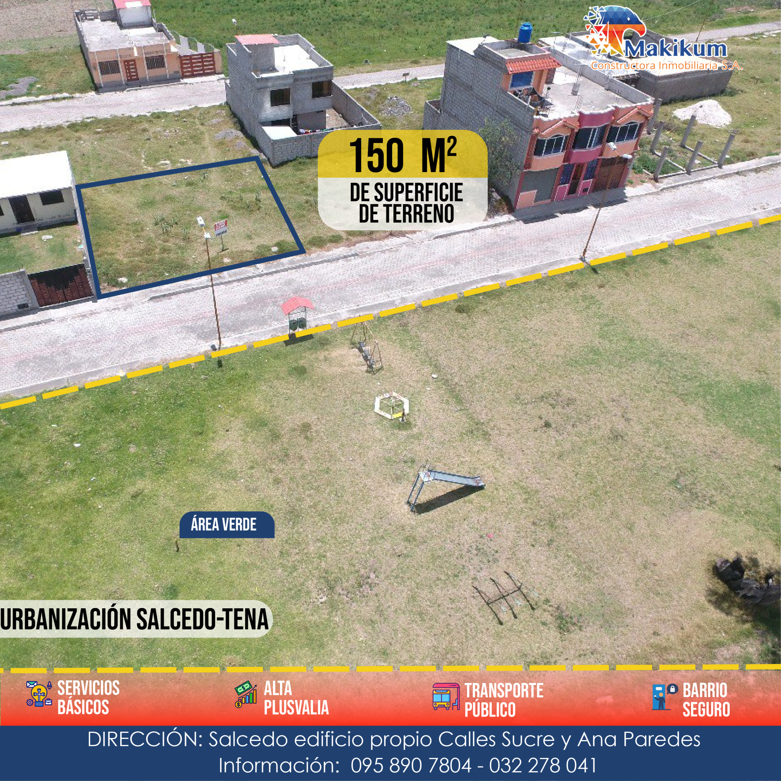 Terreno Salcedo 150m2 Via Salcedo-Tena - Image 4